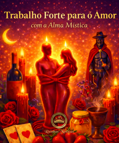 Trabalho Forte para o Amor com a Alma Mistica
