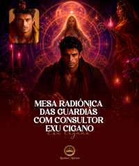 Mesa Radi�nica das Guardi�s da Luz com Consultor Exu Cigano